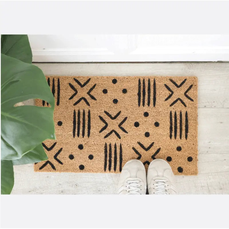 Paillasson à motifs Bogolan