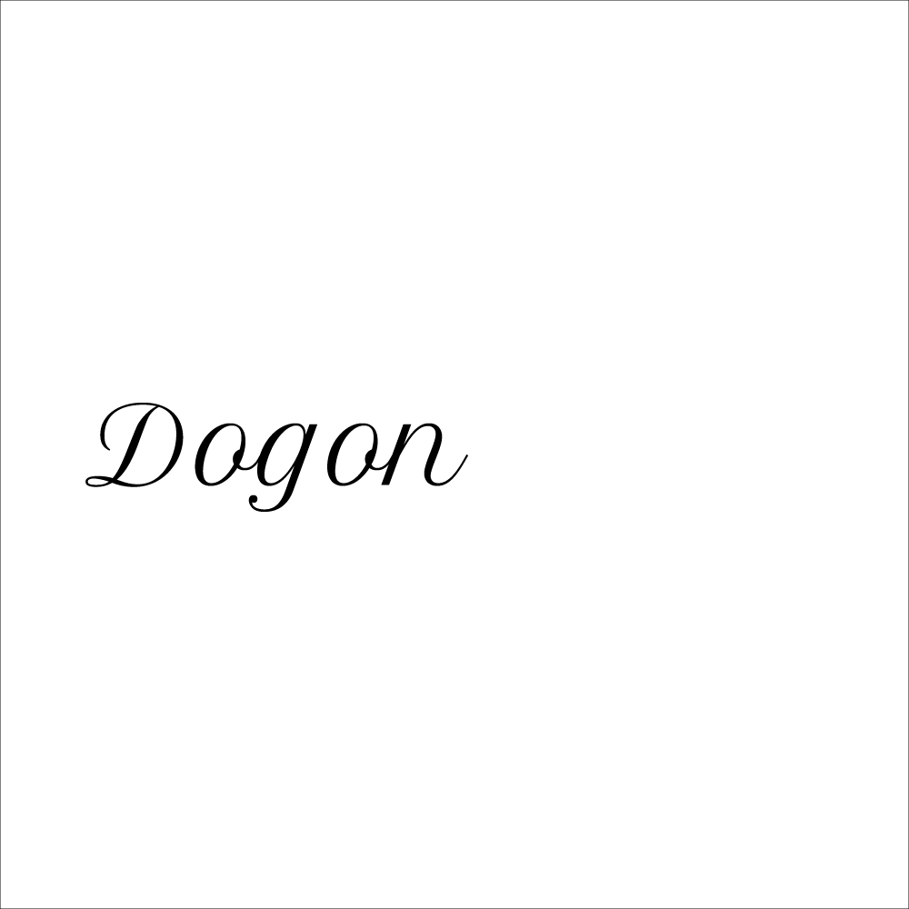 Affiche "Aga poo" - "Bonjour" en Dogon