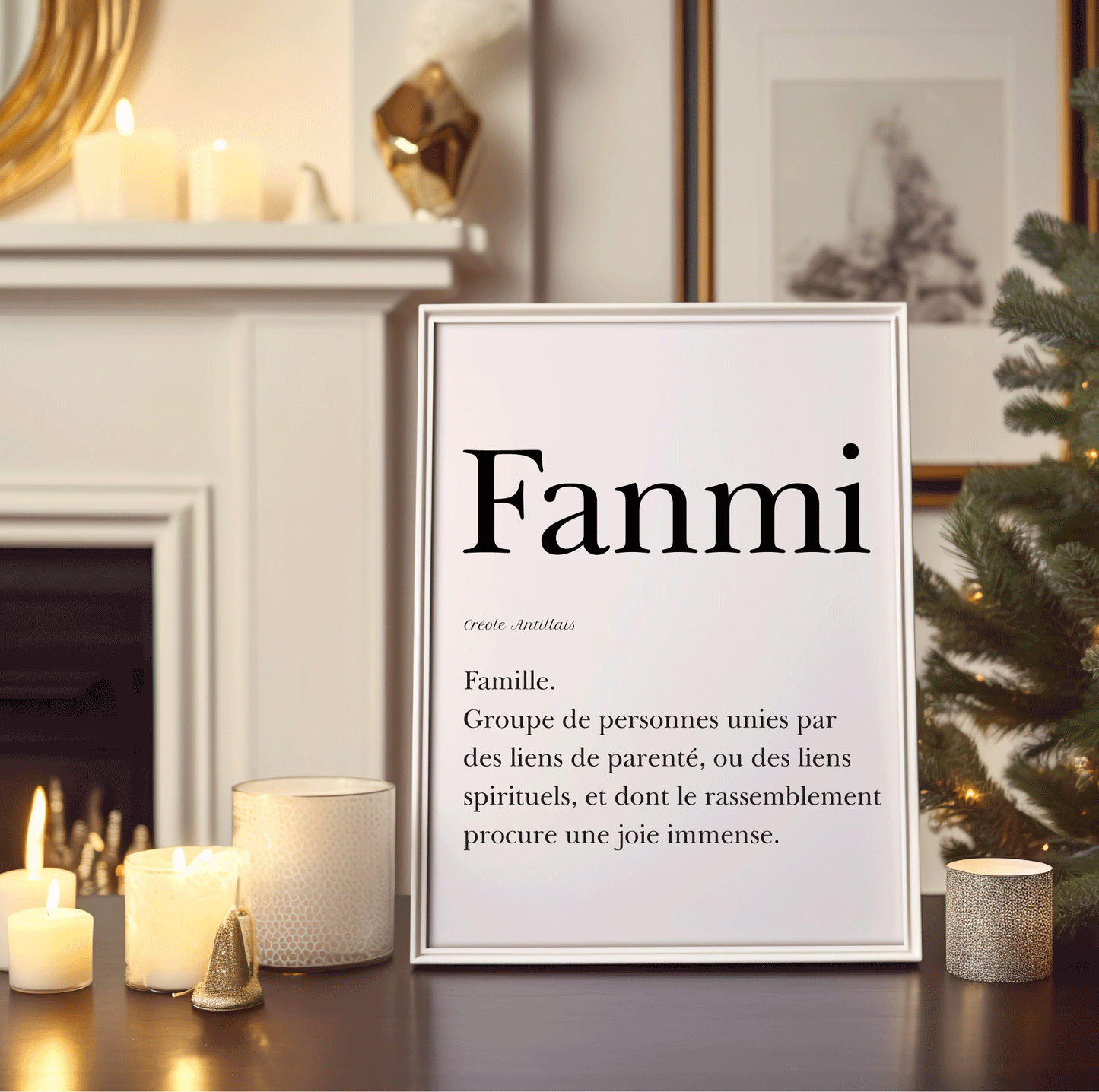 Family in Antillean Creole - "Fanmi"