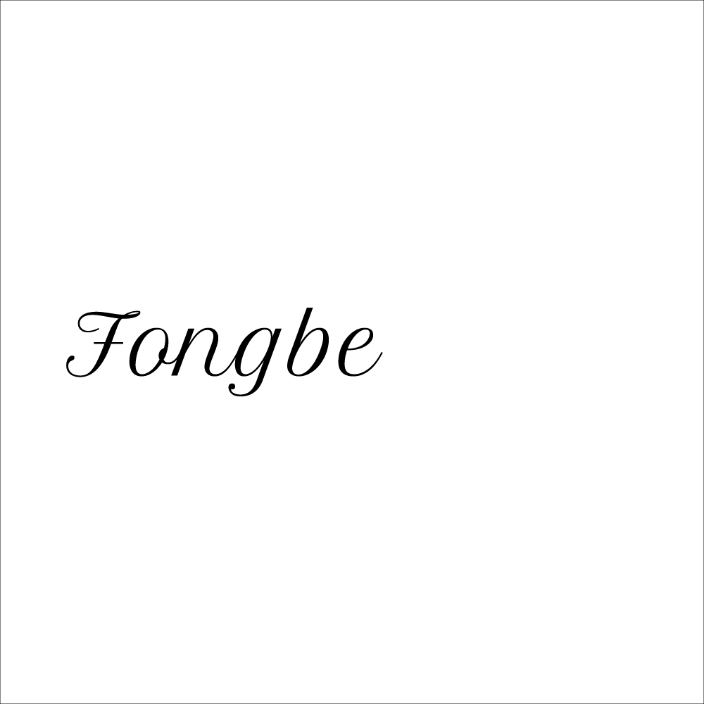 Thank you in Fongbe - “A wà nǔ” poster