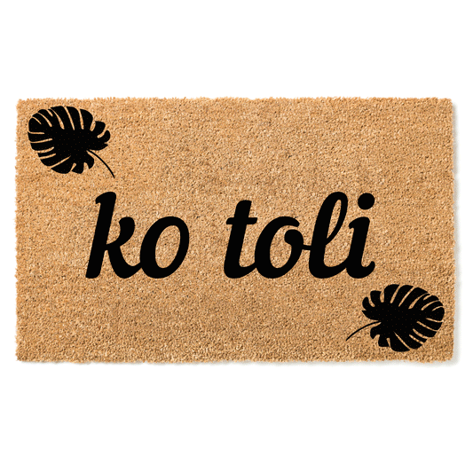 "Ko toli" door mat - "Welcome" in Fulfulde
