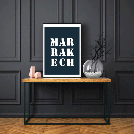 "Marrakech" poster - 30x40 cm