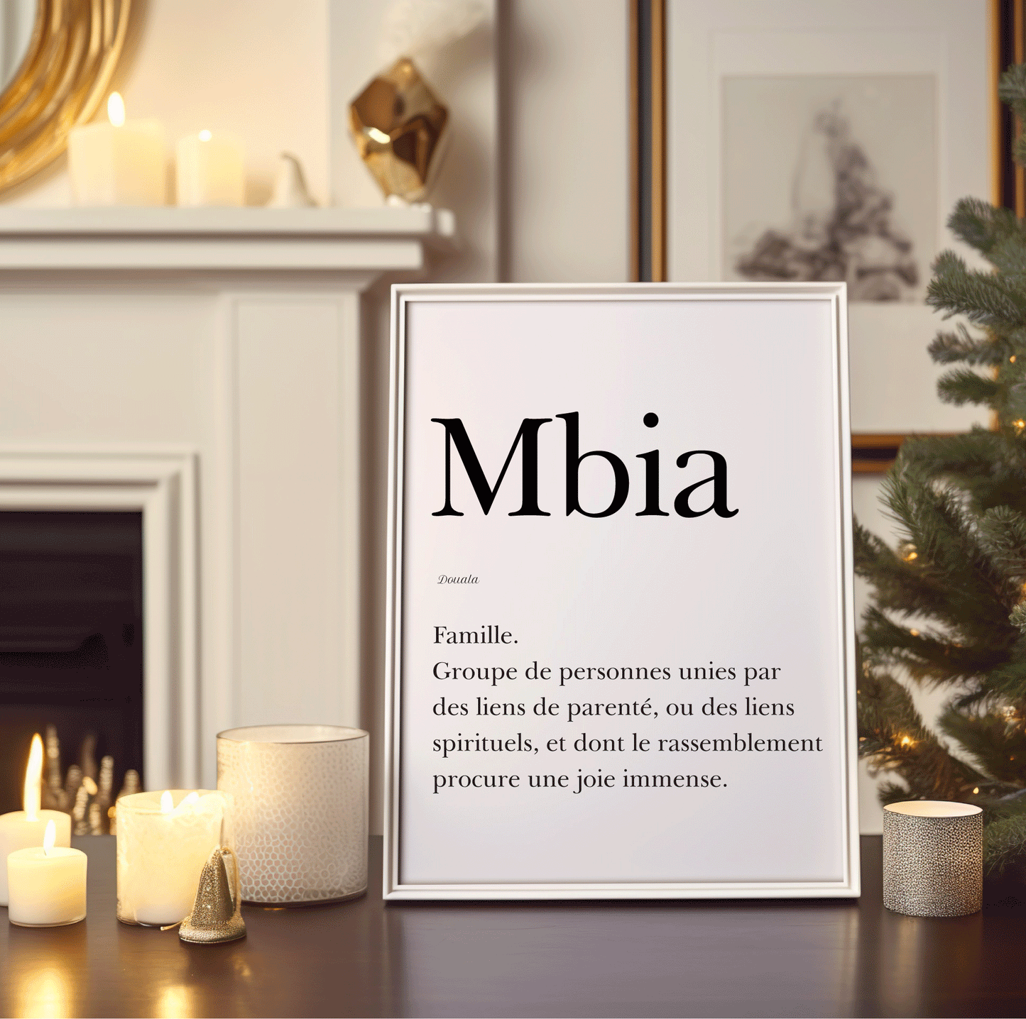 Family in Duala - "Mbia" poster
