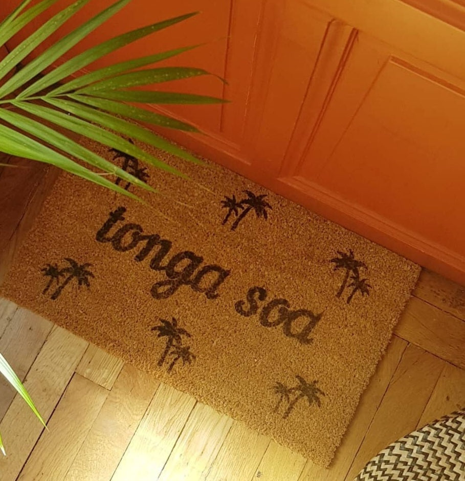 "Tonga Soa" door mat- "Welcome" in Malagasy