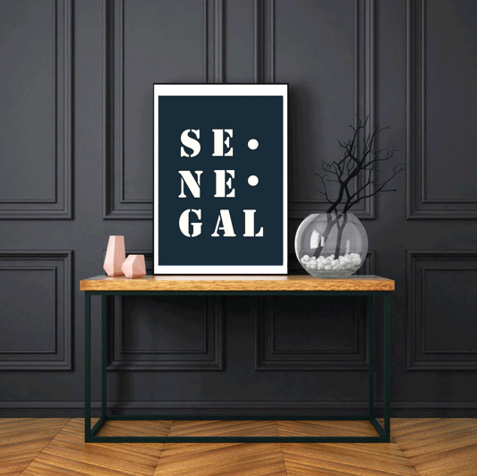 "Senegal" poster - 30x40 cm