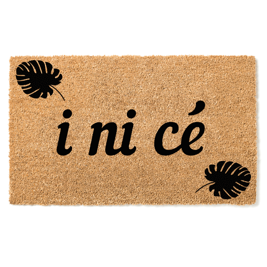 "I ni cé" door mat - Greeting in Bambara