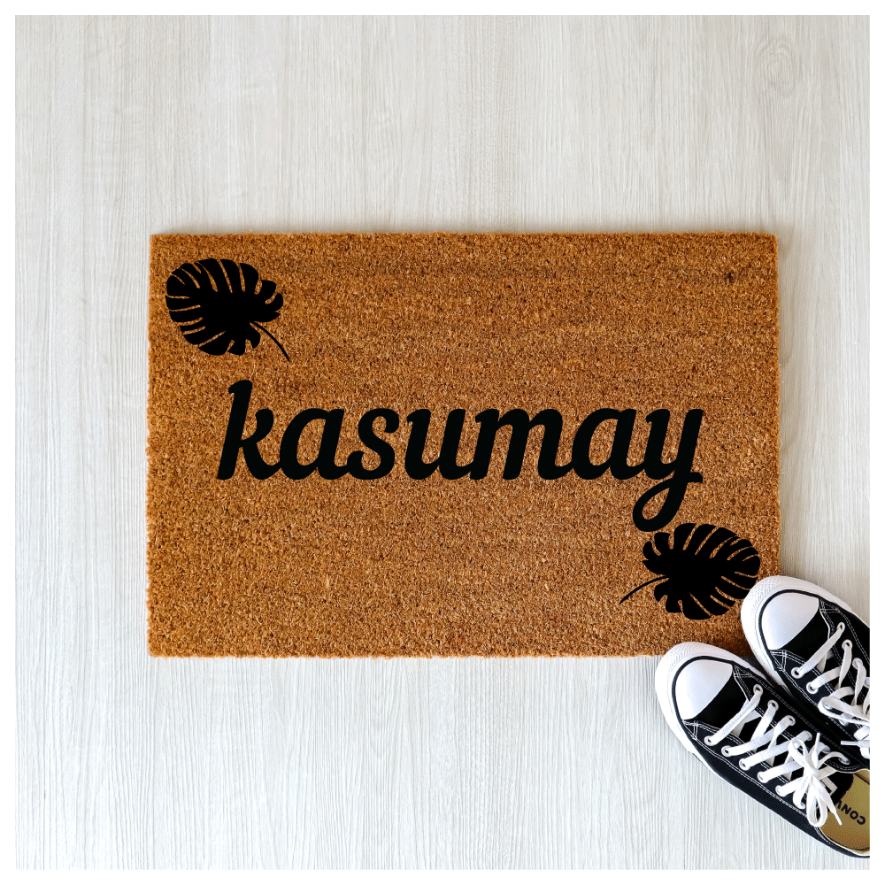 "Kassoumay" door mat - Greeting in Diola