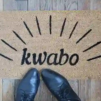 Paillasson Kwabo - Bienvenue en Fongbe