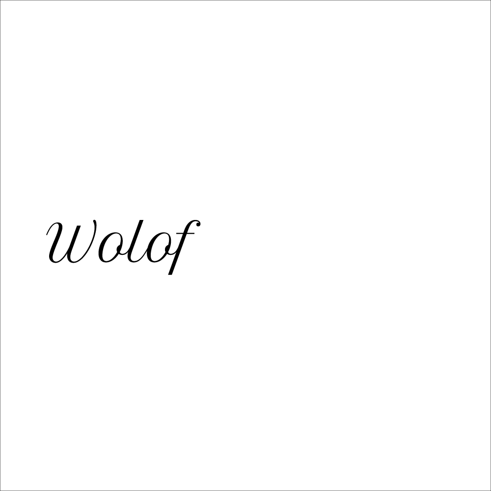 Thank you in Wolof - “Jërëjëf” poster