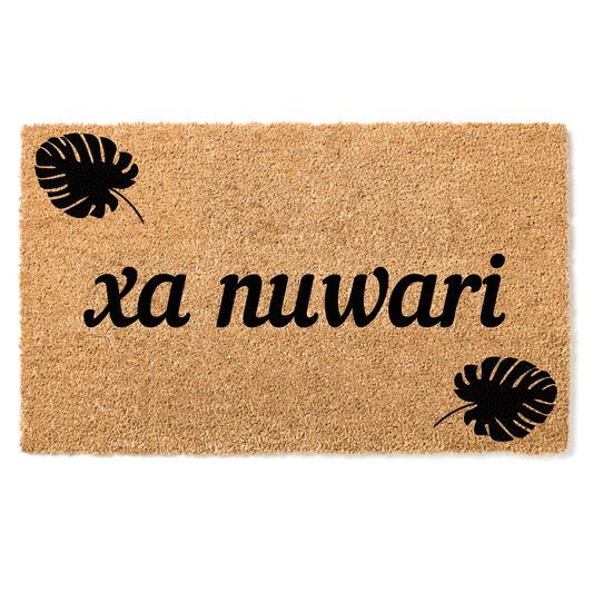 Paillasson Xa Nuwari - "Bienvenue" en Soninké
