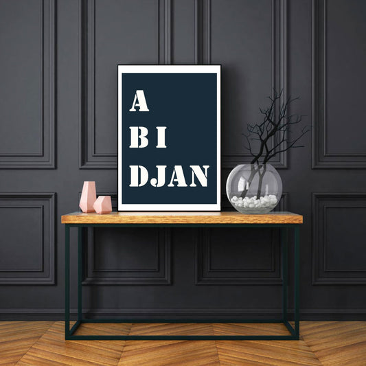 "Abidjan" poster - 30x40 cm