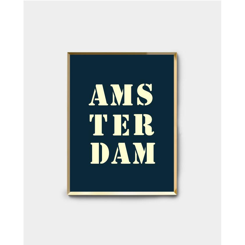 "Amsterdam" poster - 30x40 cm
