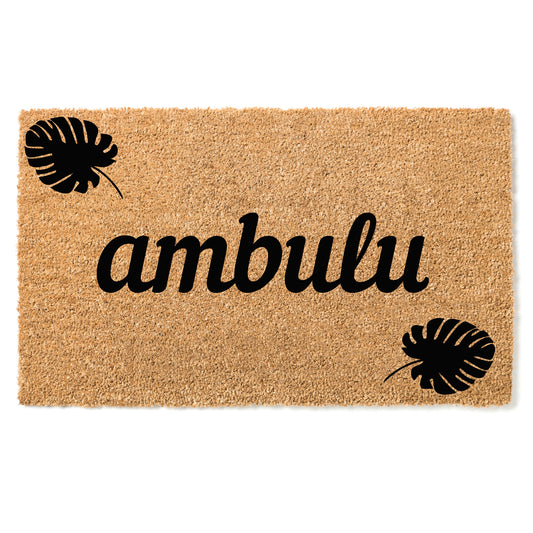 Ambulu door mat - "Hello" in Téké