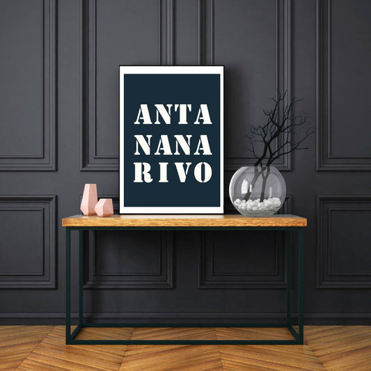 "Antananarivo" poster - 30x40 cm