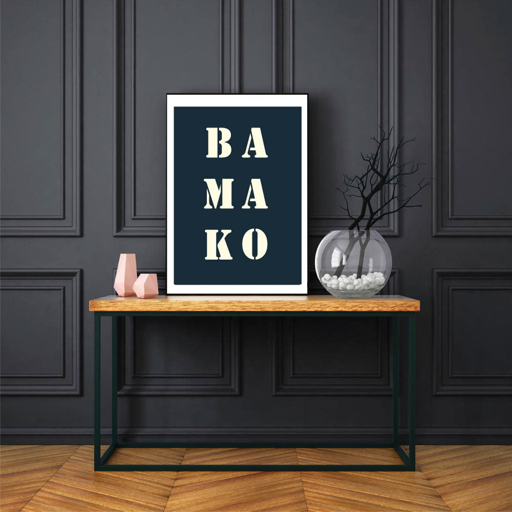 "Bamako" poster - 30x40 cm