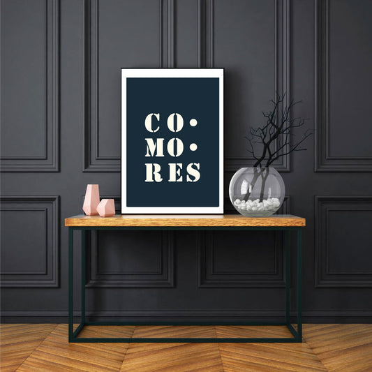 "Comoros" poster - 30x 40 cm