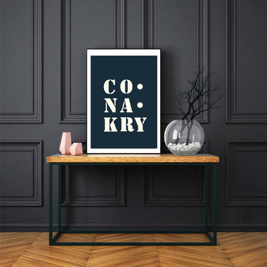 "Conakry" poster - 30x40 cm