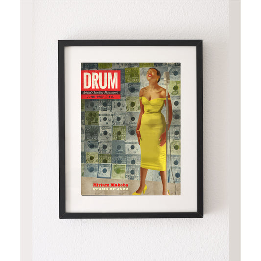 Poster "Drum Magazine" Miriam Makeba