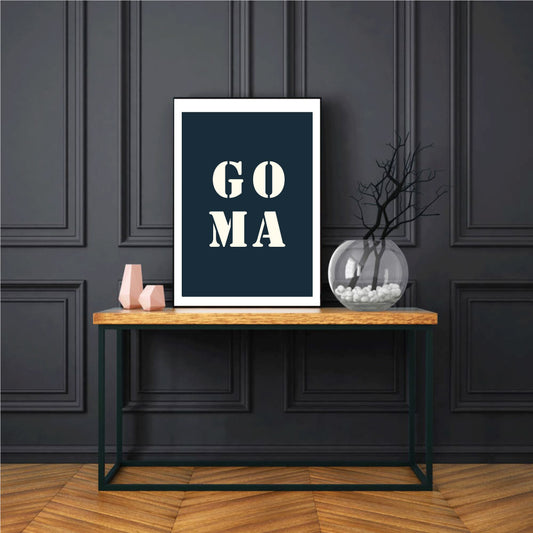 "Goma" poster - 30x40 cm