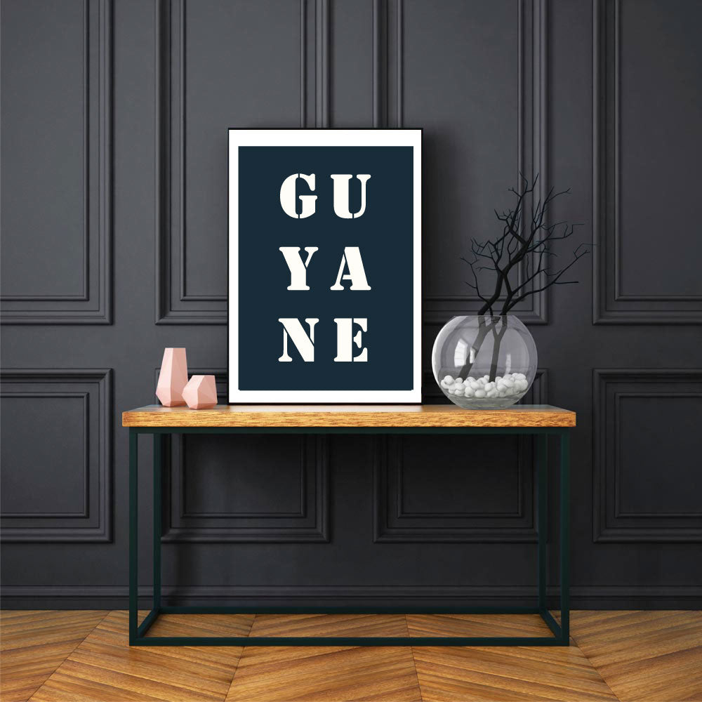 "Guyane" poster - 30x40 cm
