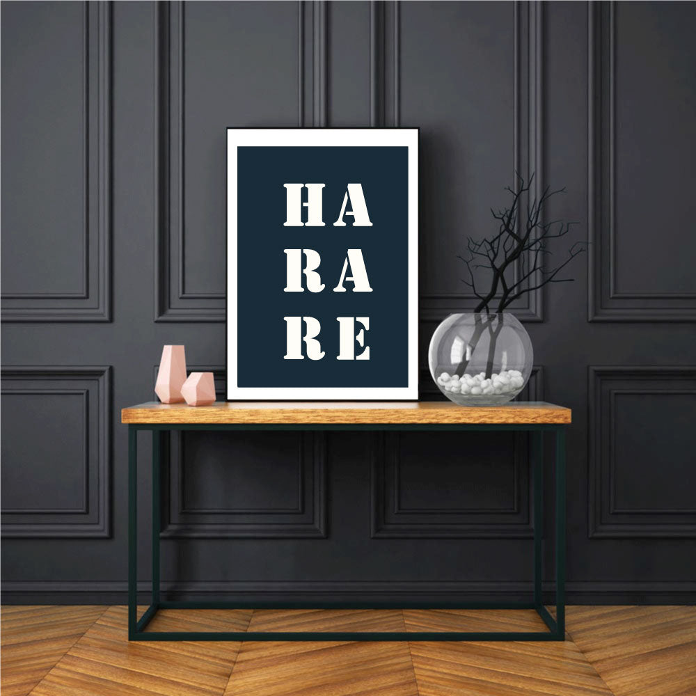 "Harare" poster - 30x40 cm