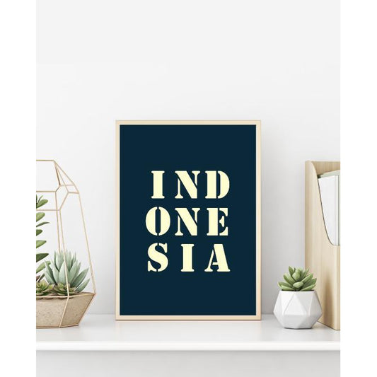 "Indonesia" poster - 30x40 cm