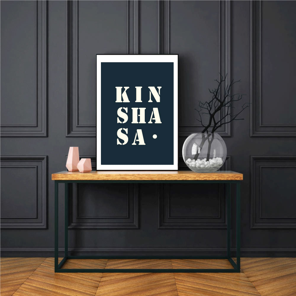 "Kinshasa" poster - 30x40 cm