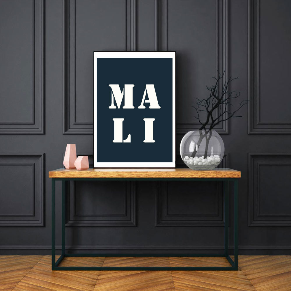 "Mali" poster - 30x40 cm