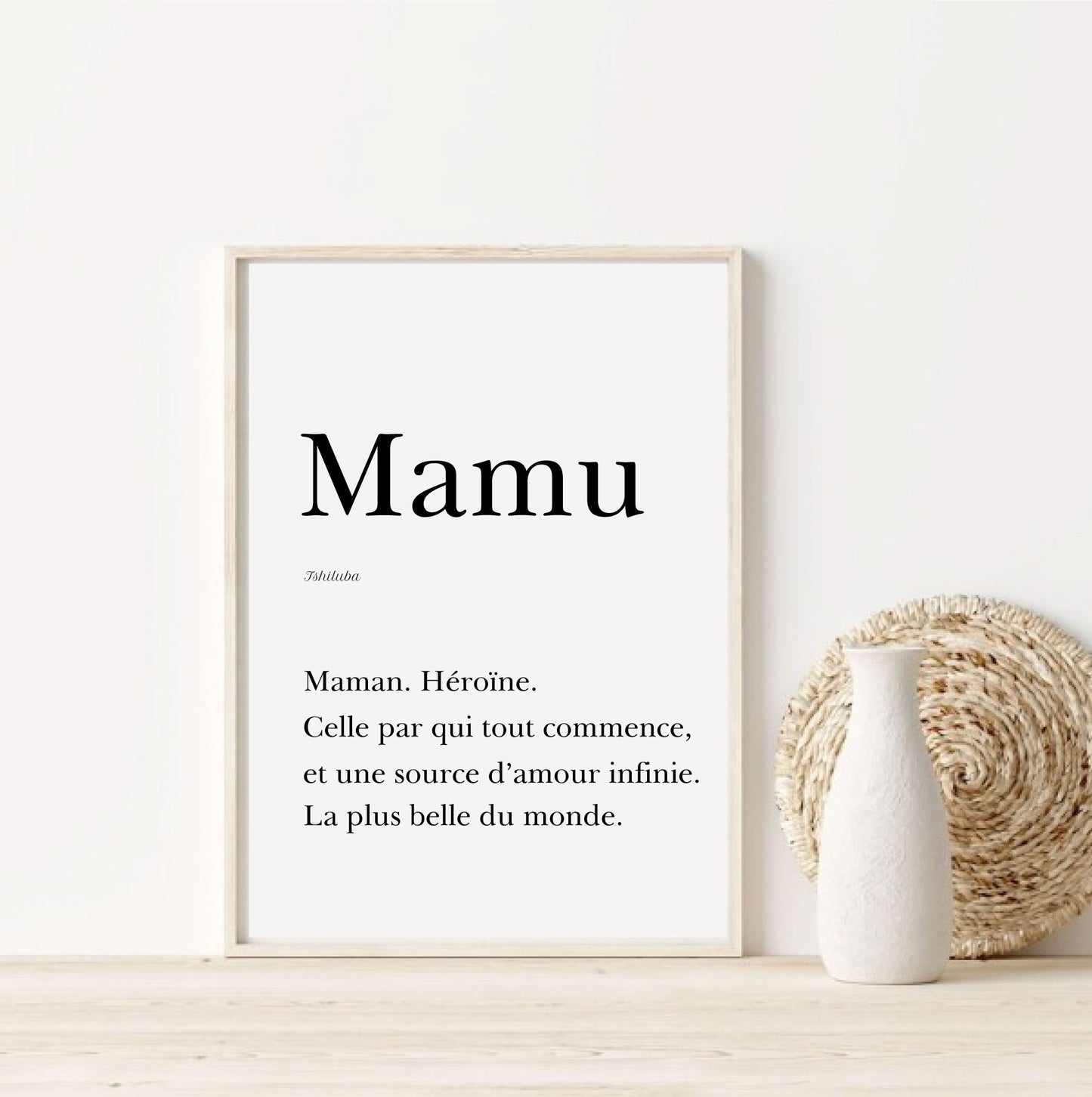 "Mom" in Tshiluba - "Mamu" poster