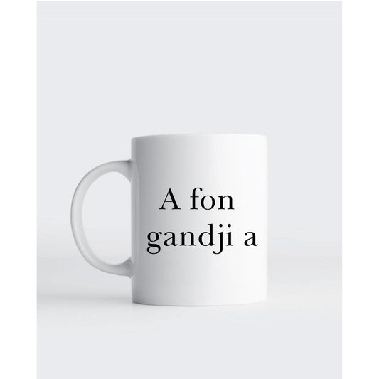 Mug "A fon gandji a" - Greetings in Fongbe