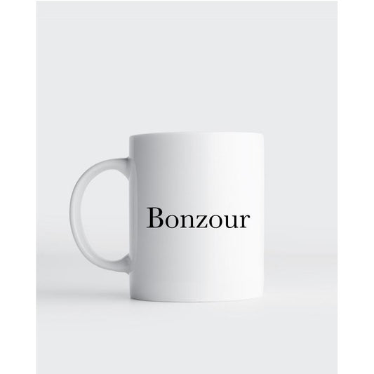"Bonzour" Mug - "Hello" in Reunionese Creole, Mauritian  Creole