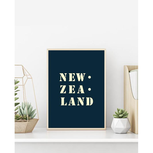 "New Zealand" poster 30x40 cm