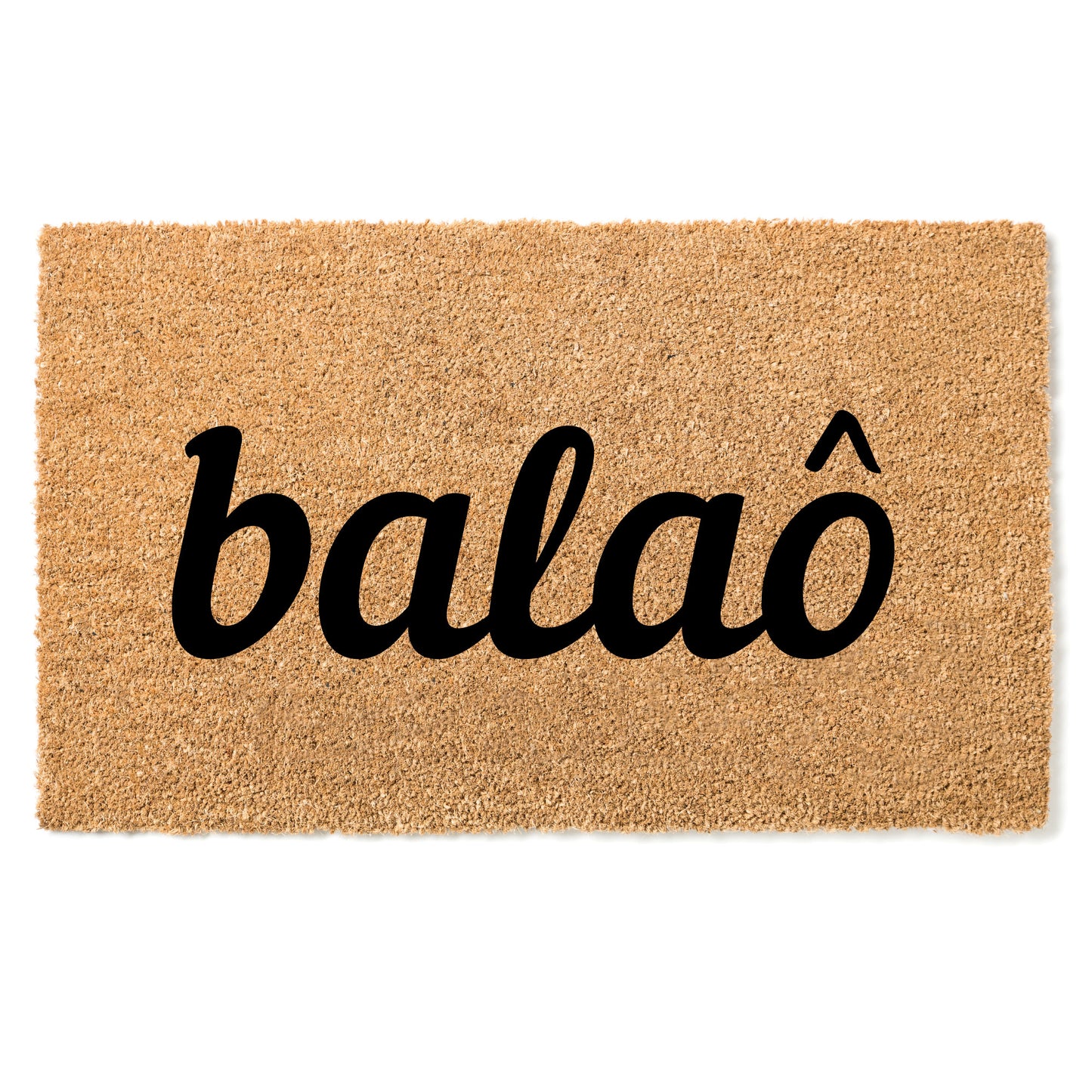 Paillasson Balaô - "Bonjour" en Sango  -  l 33 cm x L 55 cm