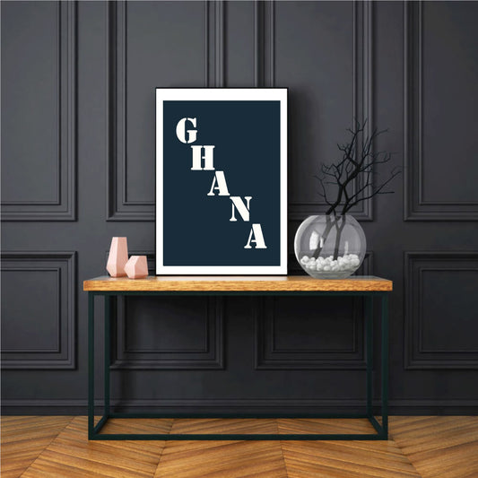 "Ghana" poster - 30x40 cm