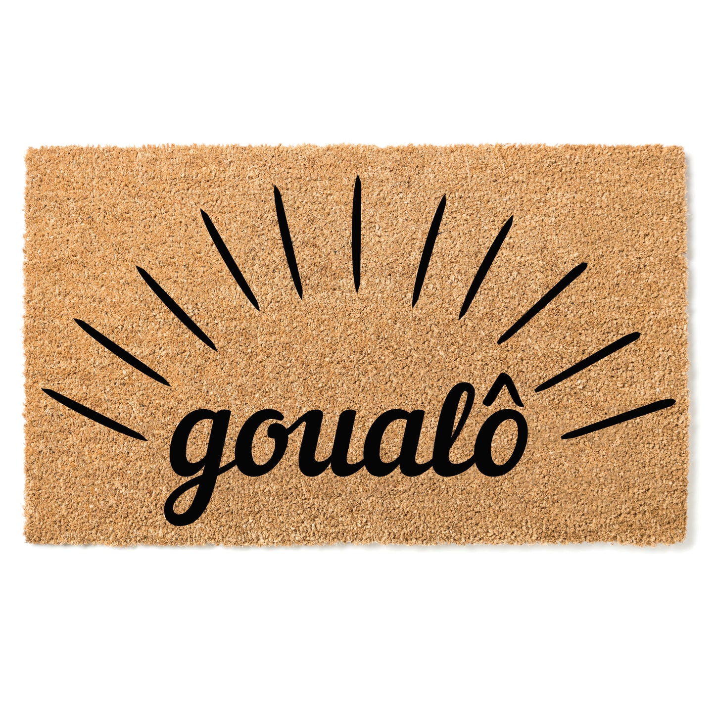 "Goualô" door mat - Greeting in Koulango