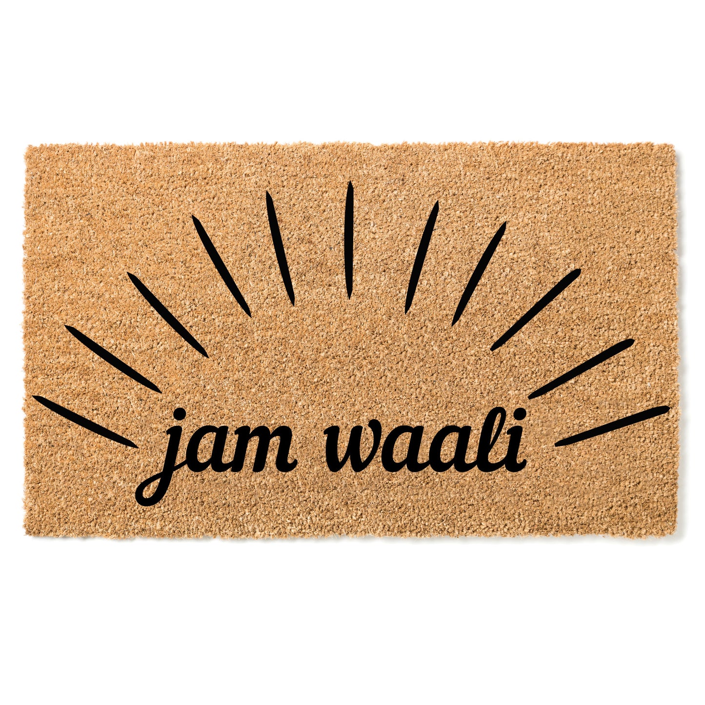 Paillasson Jam waali - "Bonjour" en Pulaar (Peul, Fulani, Fulfulde)