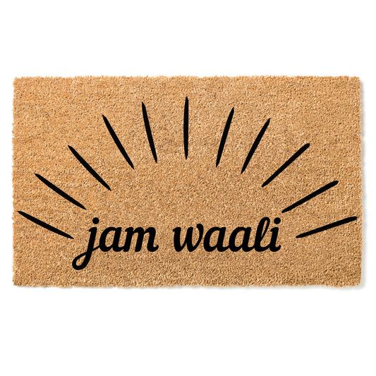 Jam waali door mat - Hello in Fulfulde