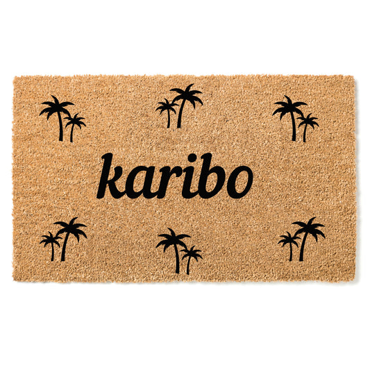 Paillasson Karibo - "Bienvenue" en Shibushi