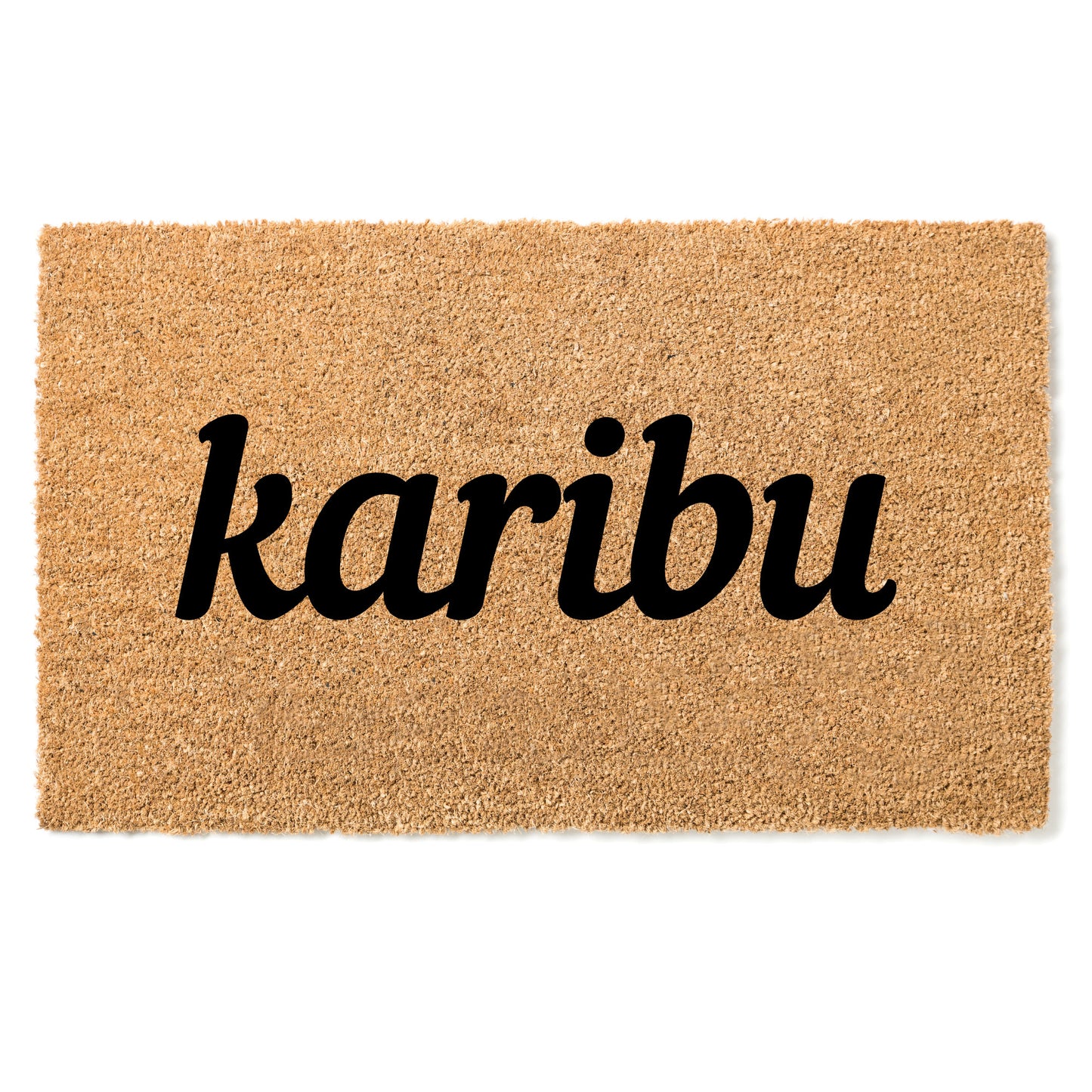 Paillasson Karibu - "Bienvenue" en Kiswahili, Shimaoré, Shikomori