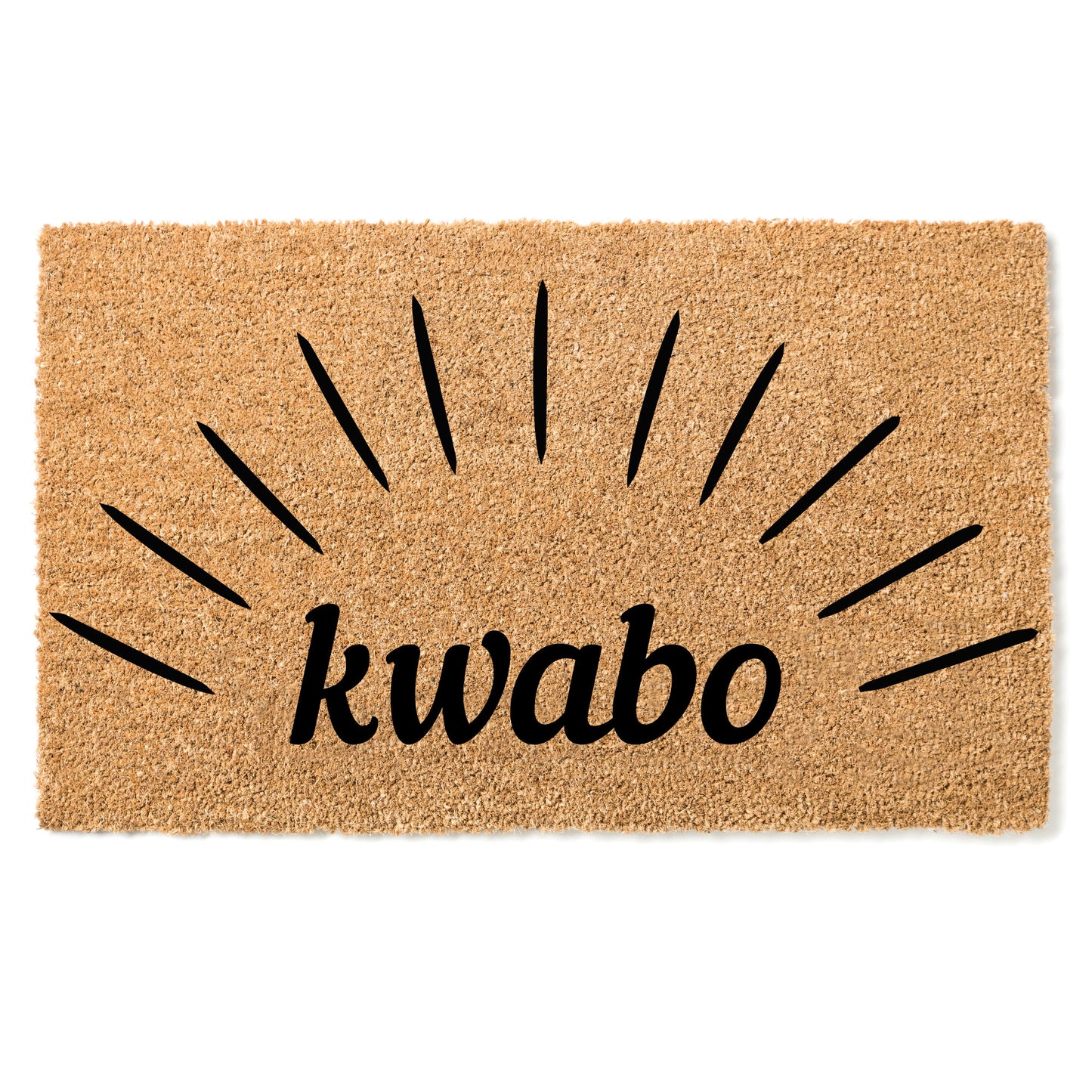 Paillasson Kwabo - "Bienvenue" en Fongbe