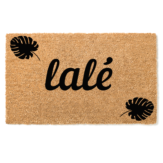 Lalé door mat - Hello in Sara, Chad