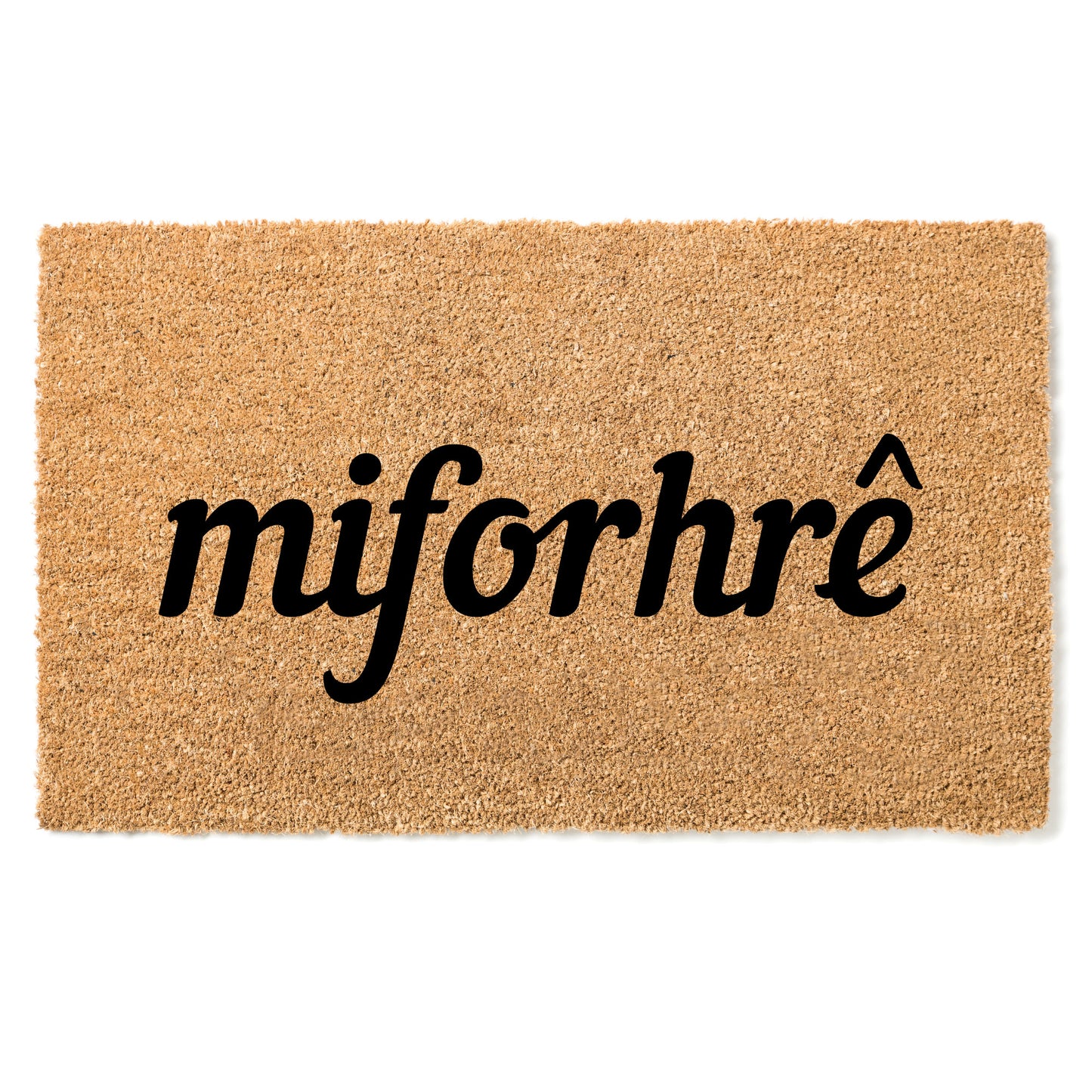 "Miforhrê" door mat - Greeting in Lobiri