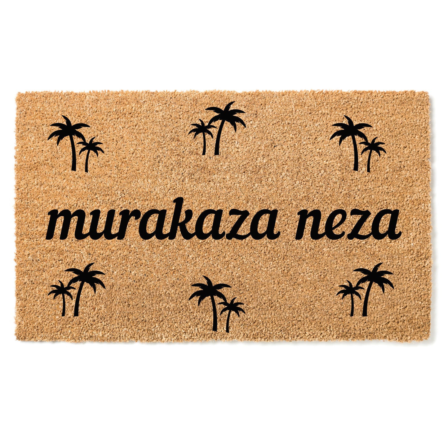 Paillasson Murakaza Neza - "Bienvenue" en Kinyarwanda et en Kirundi