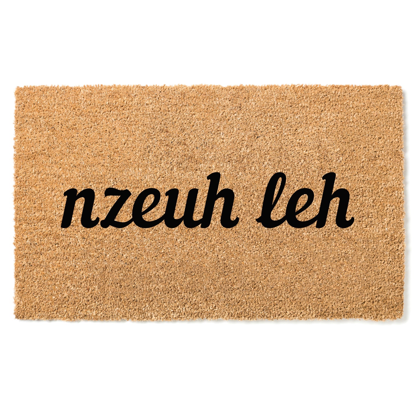 Nzeuh leh door mat- "Hello" in Bafang