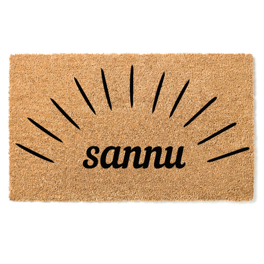 "Sannu" door mat - Greeting in Hausa