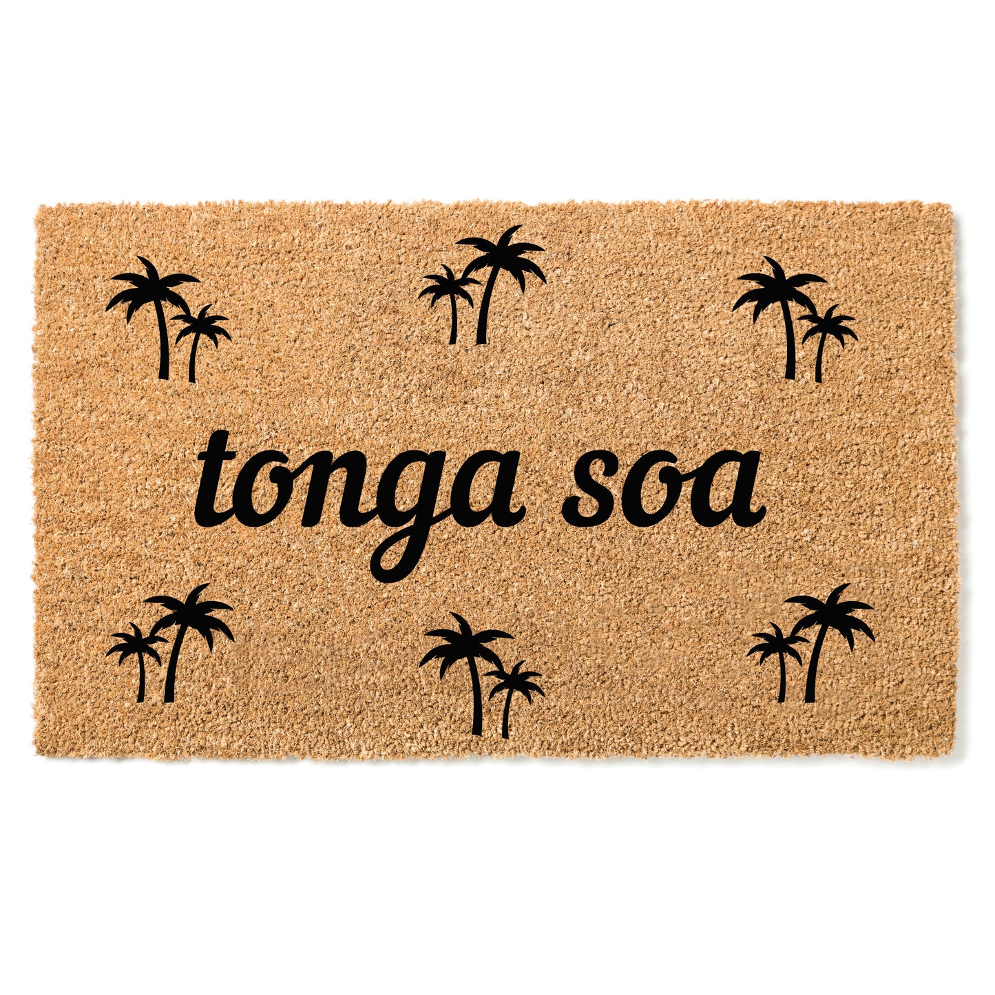 Paillasson Tonga Soa - Bienvenue" en Malagasy - l 33 cm x L 55 cm