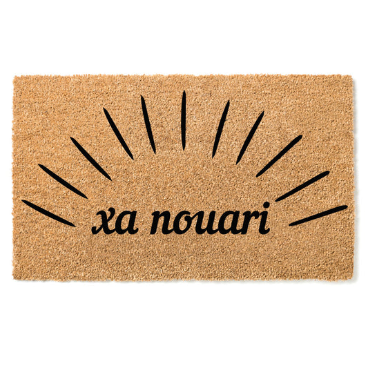 Xa Nouari door mat - "Welcome" in Soninké